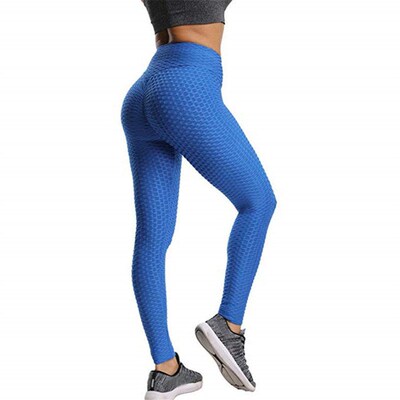 Yoga Fitness Pants High Elastic Jacquard Yoga Pants High Wai