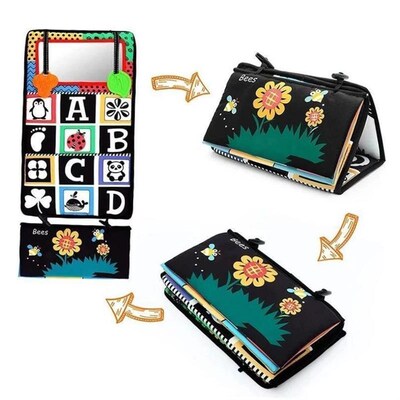 Black And White Baby Mirror Tummy Time Toys For Babies Monte