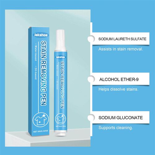 JAKEHOE Clothing Cleaning Care Pen - Daily Apparel Stain Rem