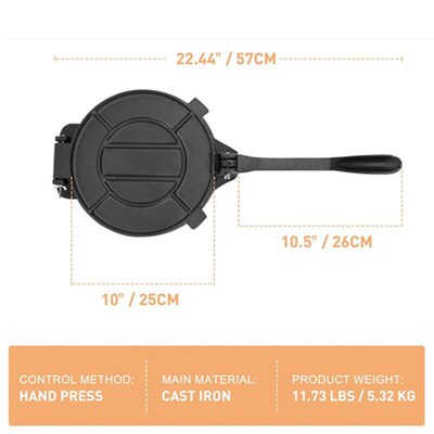 Cast Iron Tortilla Press Tortilla Maker Taco press Roti