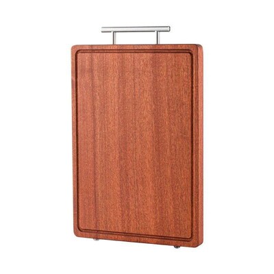 Ebony whole wood cutting board log chopping board multi-purp