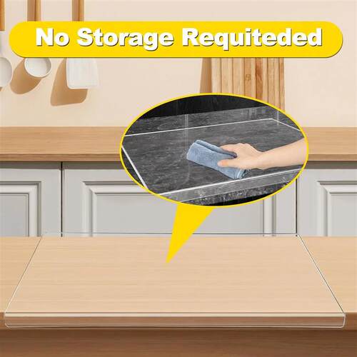Acrylic Transparent Cutting Board With Lip Anti-slip Kitchen