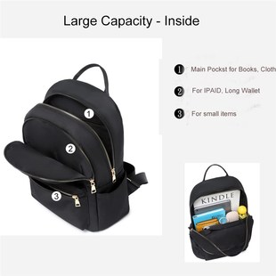Ladies small lightweight backpack wallet travel backpack