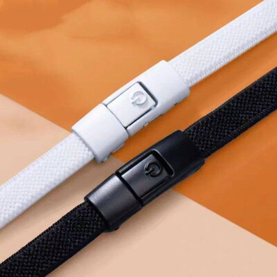 8MM 2024 No Tie Shoe Laces Press Lock Shoelaces Without Ties