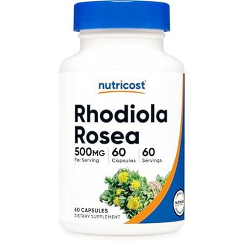 Nutricost Rhodiola Rosea 500mg, 60 Vegetarian Capsules -