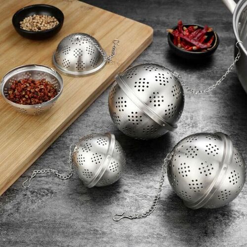 Reusable Stainless Steel Mesh Tea Infuser Strainer Teapot Te
