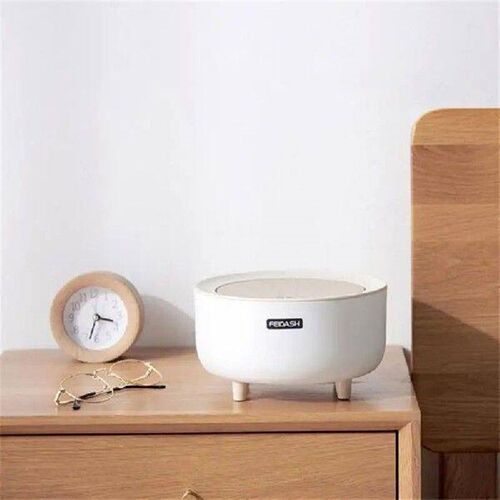 Trash can household log wind high foot with cover living