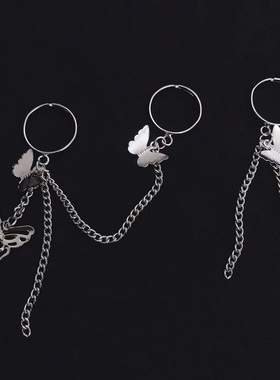 Punk Cool Cross Rings For Women Men Silver Color Adjustable