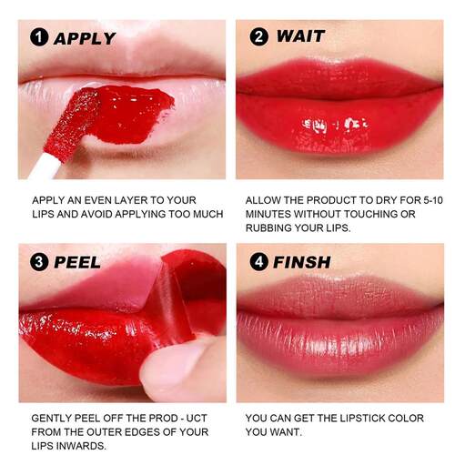 Matte Lip Liner Peel Off Tattoo Lipgloss Waterproof Velvet L
