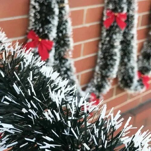 2M Christmas Eve Decoration Bar ops Ribbon Garland Christmas