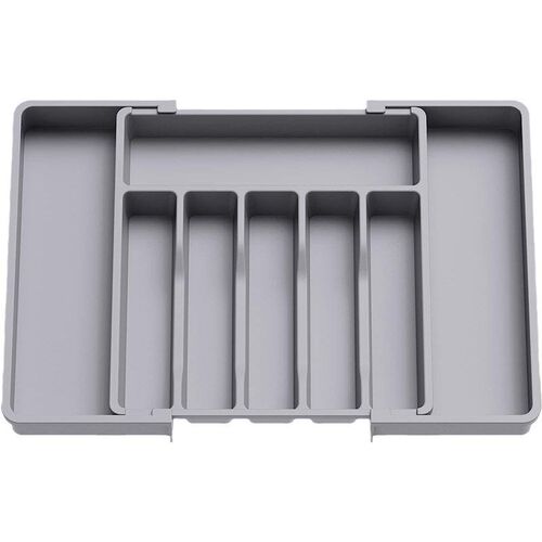 Expandable Utensil Tray Home Portable Telescopic Storage Tra