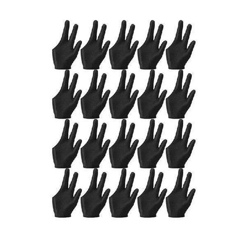 NEW-60Pcs Breathable Billiard Gloves Snooker Left Right