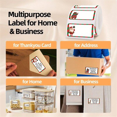 P50  Label Machine Portable Wireless Thermal Label Printer,