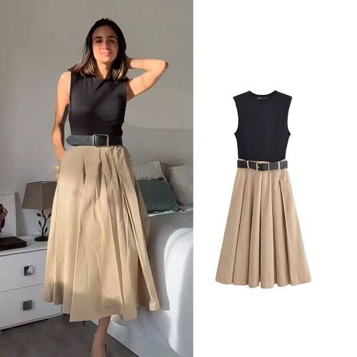 Womens 2025 New Dresses Summer Fashion Elegant Commuter