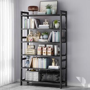 Simple bookshelf for small apartments, wall-mounted, multi-