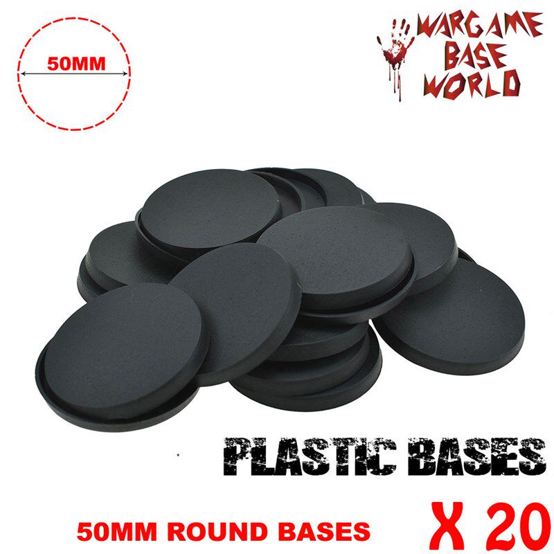 Gaming Miniatures and wargame bases 20 x 50mm bases - 实物图