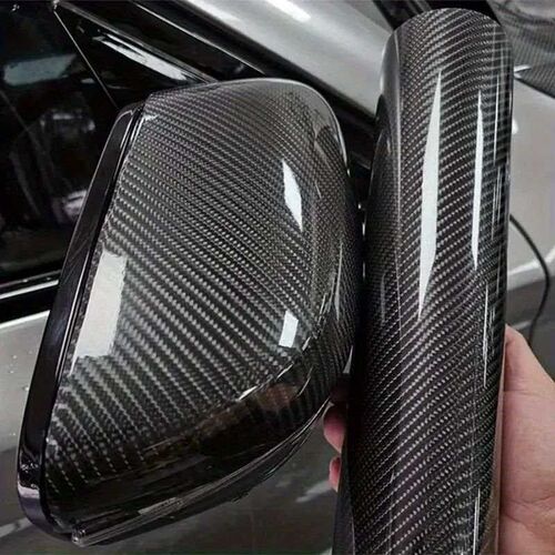 Carbon Fiber Car Body Vinyl Wrap Matte Accessories Glossy Bl