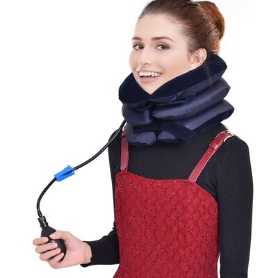 Air Inflatable Cervical Collar Neck Traction Tractor Support