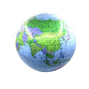 1 14 inflatable earth world globe map ball geography toy