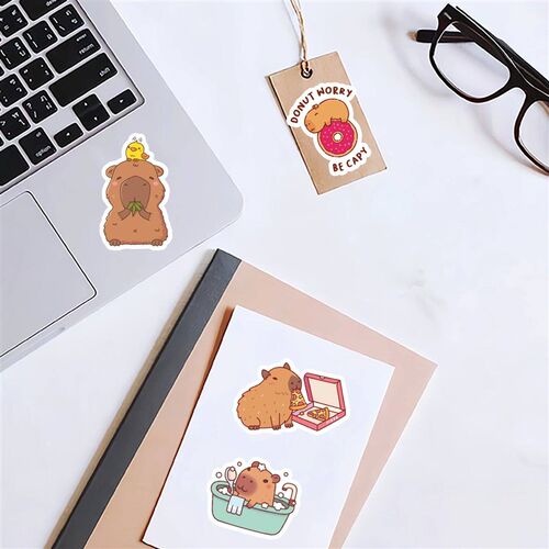30pcs Capibala, Duck, Penguin and Other Cute Animal Print er