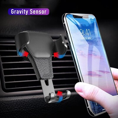 Gravity Car Mount For Mobile Phone Holder Car Air Vent Clip
