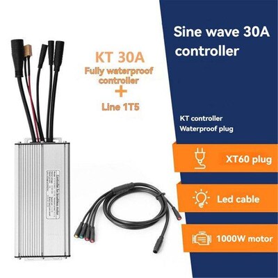 AD08_Electric Bicycle Controller with 1T5 Light Wire KT-30A