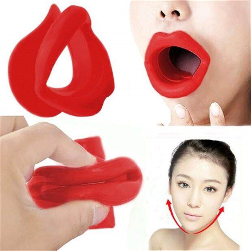 Lips Massage Slim Exerciser Silicone Anti Aging Face Slimmin - 实物图