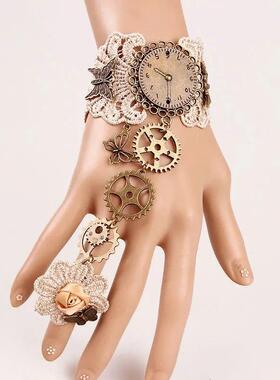Wanita Antik Steampunk Sarung Tangan Manset Pergelangan Tang