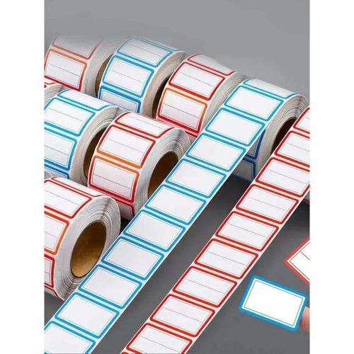 Colorful Plain Name Tag Labels 1000 ers Name Tag ers 3 1/2X2