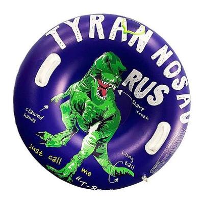 Snow+Tube+Heavy+Duty+Inflatable+Dinosaur+Snow+Sled+With
