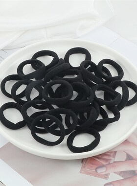 100Pcs/Set Women Basic Elastic Hair Bands Scrunchie Ponyta