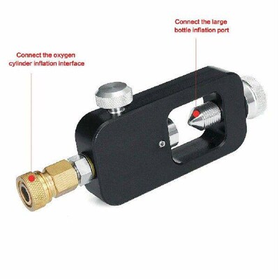 Scuba Adapter Snorkeling 8MM Adapters Head Valve Conducting