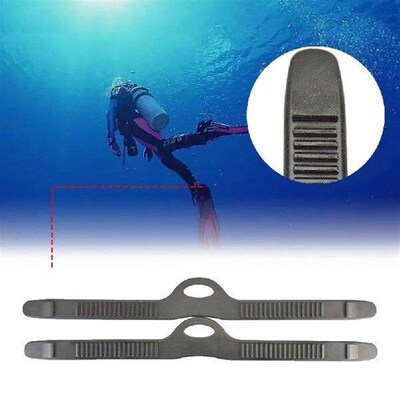 1 Pair Diving Fins Strap Adjustable Fins Replacement Buckle