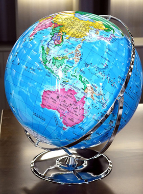 大号万向地球仪摆件高清复古家居客厅办公室摆设装饰开业商务礼品