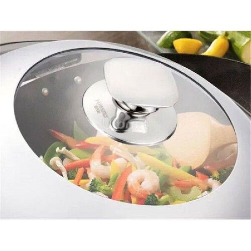 24-38cm Frying Pans lid Wok Pan Lids Stainless Steel Pot