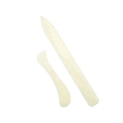 2pcs Folder Paper Creaser Tool Plastic Bone Scoring Folding
