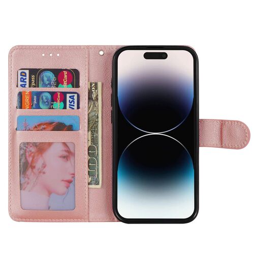 Flip Leather Wallet Case For  Galaxy J3 J4 J5 J6 J7 J8 2024