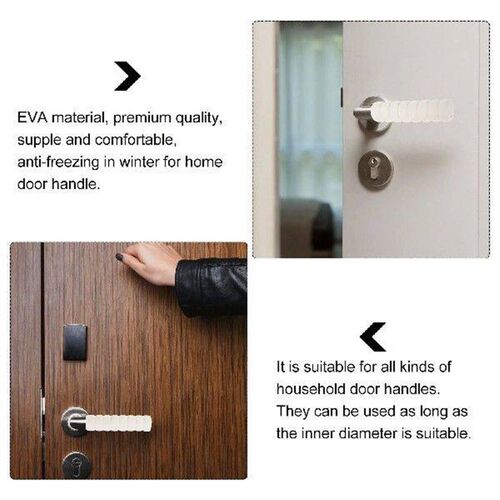 8 Pcs Anti-Static Handle Gloves Safety Cover Door Knob