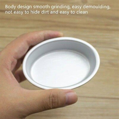 10Pcs Oval Shape Cheesecakes Pans NonStick Cake Pans