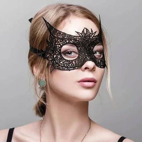 Lace Mask a Variety of Styles Adult Women s Black Half