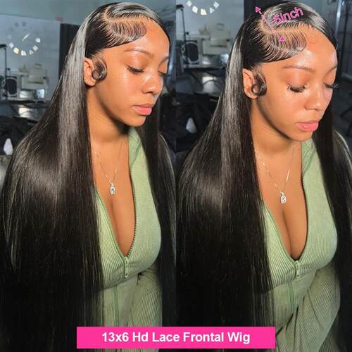 30 38Inch 360 Full Lace Frontal Human Hair Wig Pre Plucked B