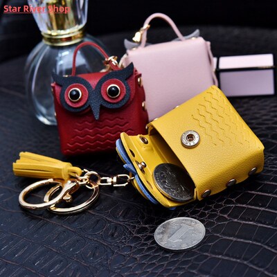 New Cute Owl Coin Purse Pu Leather Creative Mini Women Coin