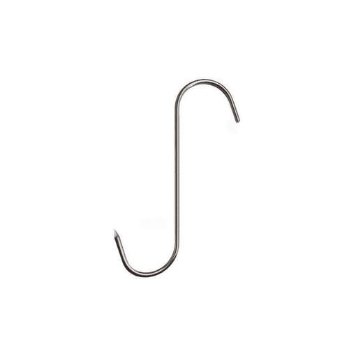 Stainless Steel 201 S-Shaped Hook for Curing Meat, Sharp-Tip