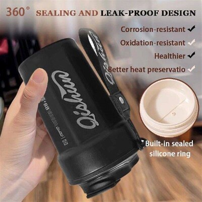 450ml Insulated Water Bottle Stainless Steel Thermal Coffee