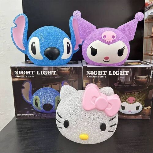 Hot  Stitch Particle Projection Night Light Cute Cartoon Lil