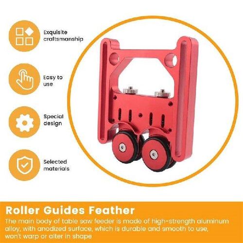 1Set Roller Guides Feather Board  Multi-Purpose Clear-Cut