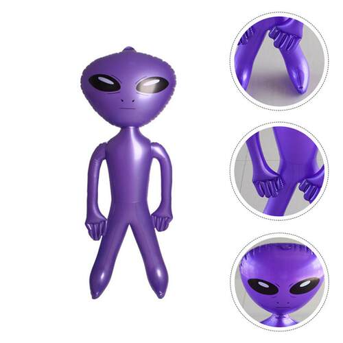 1pc PVC Inflatable Alien Model Movable Props Halloween