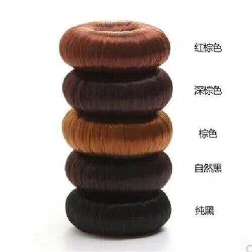 Explosions donut wig hair curler cute bud ball head hair
