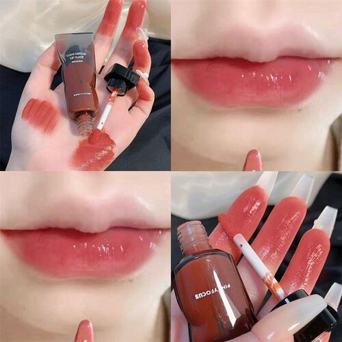 Black Mirror Water Lip Gloss Lip Glaze Transparent Glass Lip