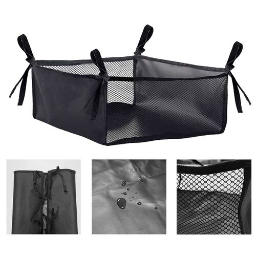 Mobile Under Wheelchair Seat Storage Bag Portable Cart Polye